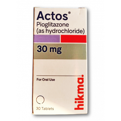 ACTOS 30 MG ( PIOGLITAZONE ) 30 TABLETS